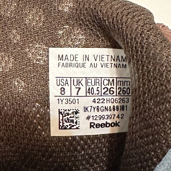 Reebok Zig Kinetica 2.5 x Jurassic World Grizzly Brown/Peat/Stark Gray Men’s 8 - Picture 8 of 9